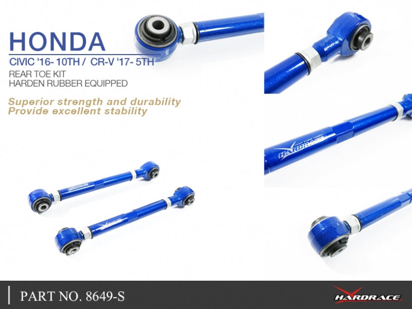 Kit corectie convergenta spate Hardrace pentru Honda Civic - 8649-S