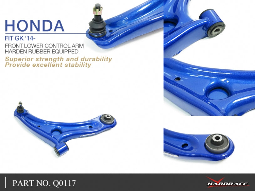 Brat suspensie inferior fata Hardrace pentru Honda Jazz - Q0117