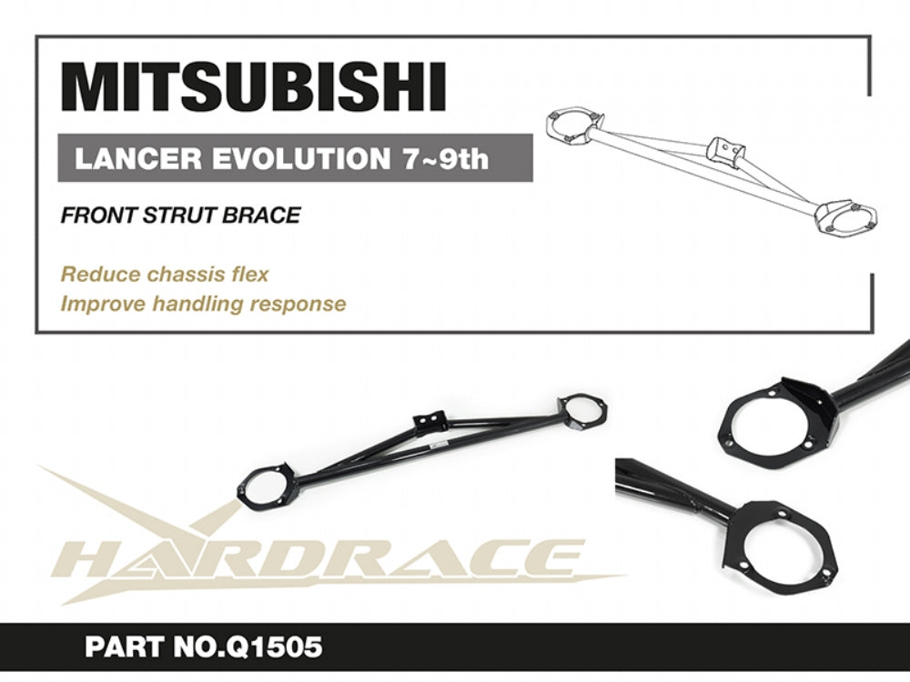 Bara rigidizare telescoape fata Hardrace pentru Mitsubishi Lancer Evo - Q1505