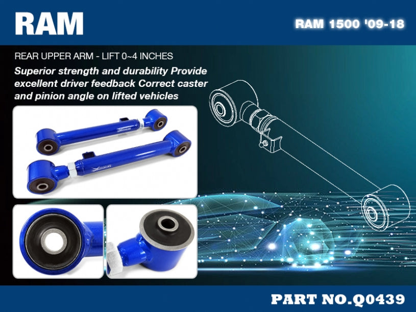 Brat suspensie superior spate Hardrace pentru Dodge Ram - Q0439