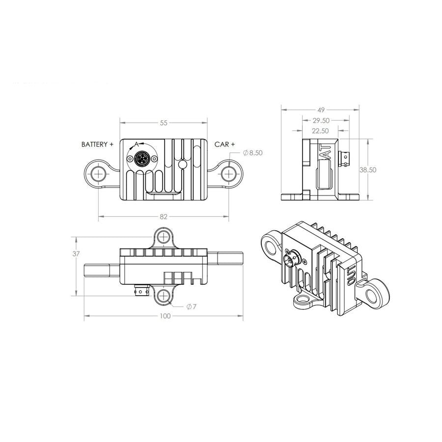 Intrerupator Electronic de Baterie Ecumaster AS-SR M8