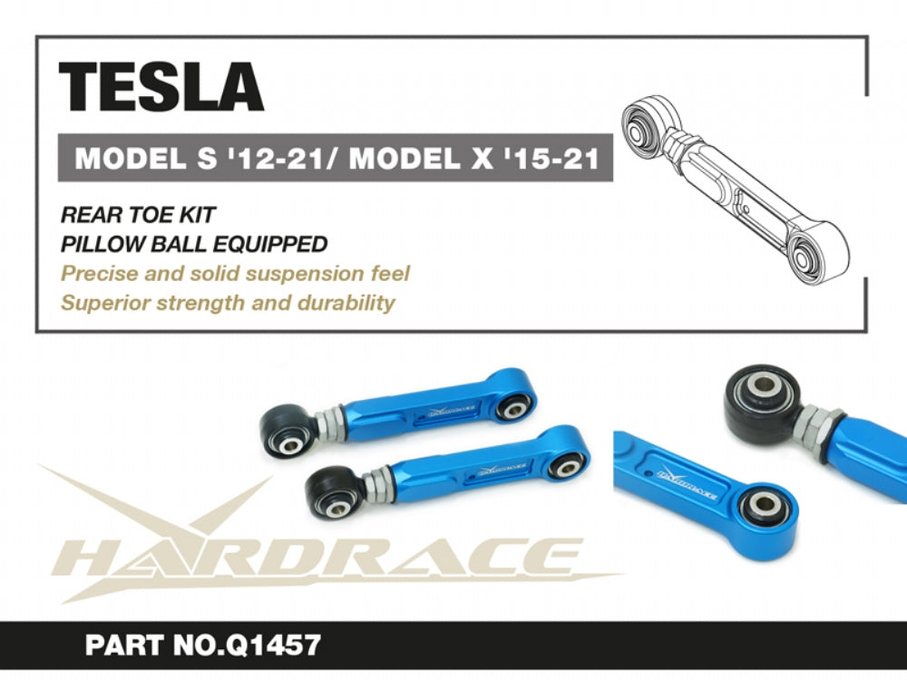 Kit corectie convergenta spate Hardrace pentru Tesla Model S / Model X - Q1457