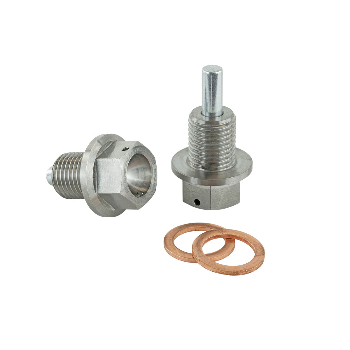 Set dopuri magnetice de golire Skunk2 din titan M14 x 1,5 pentru motor si cutie de viteze Honda