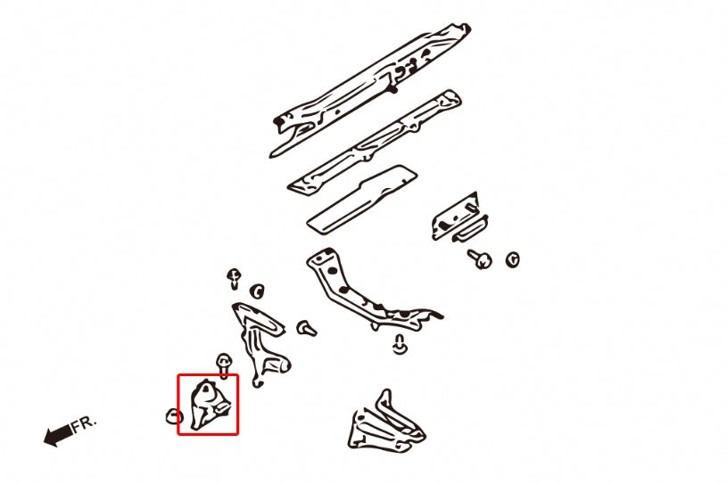 Tampon motor durificat Hardrace pentru Mazda RX-8 - 7115-R