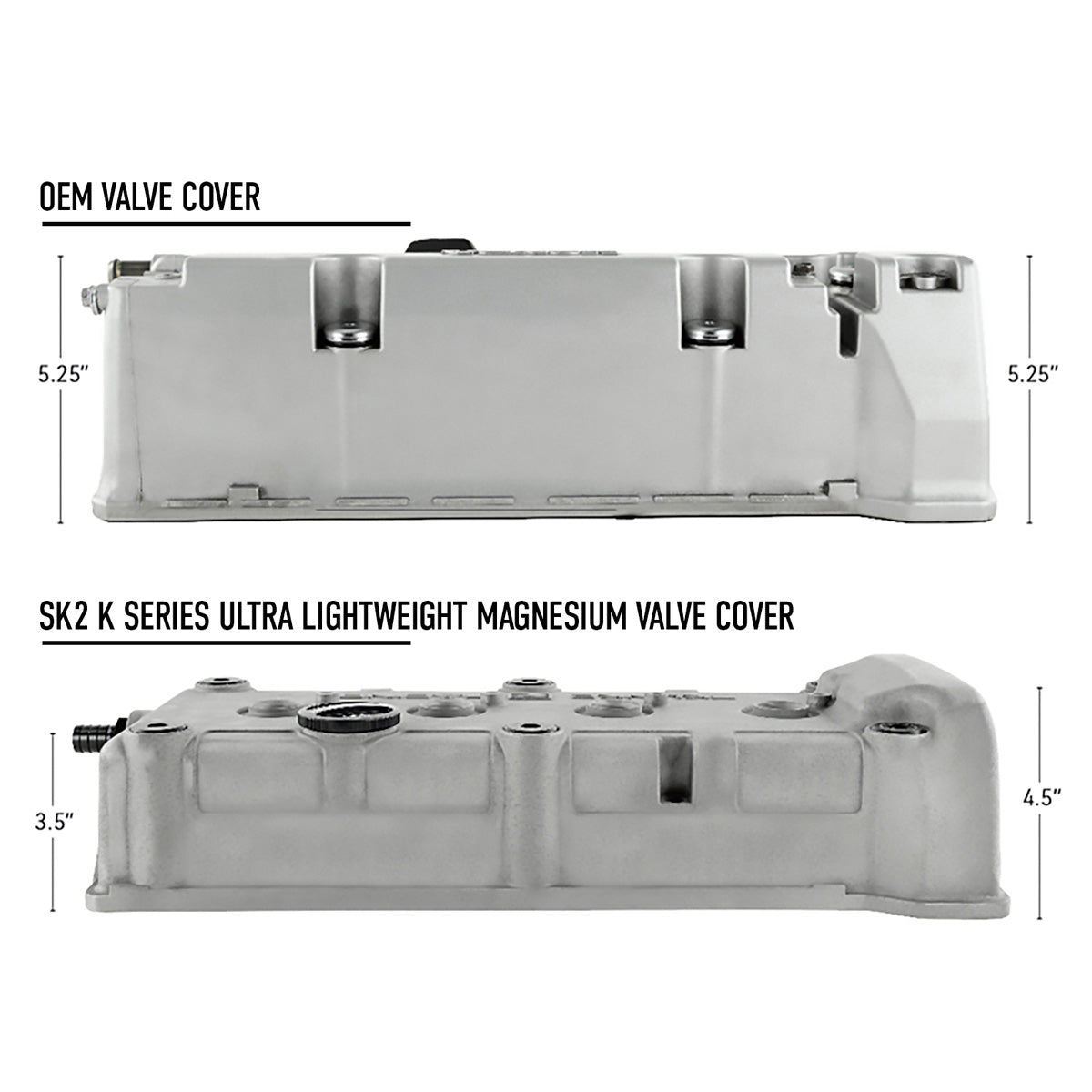 Capac de culbutori Skunk2 Ultra din magneziu pentru motoare Honda K20 / K24