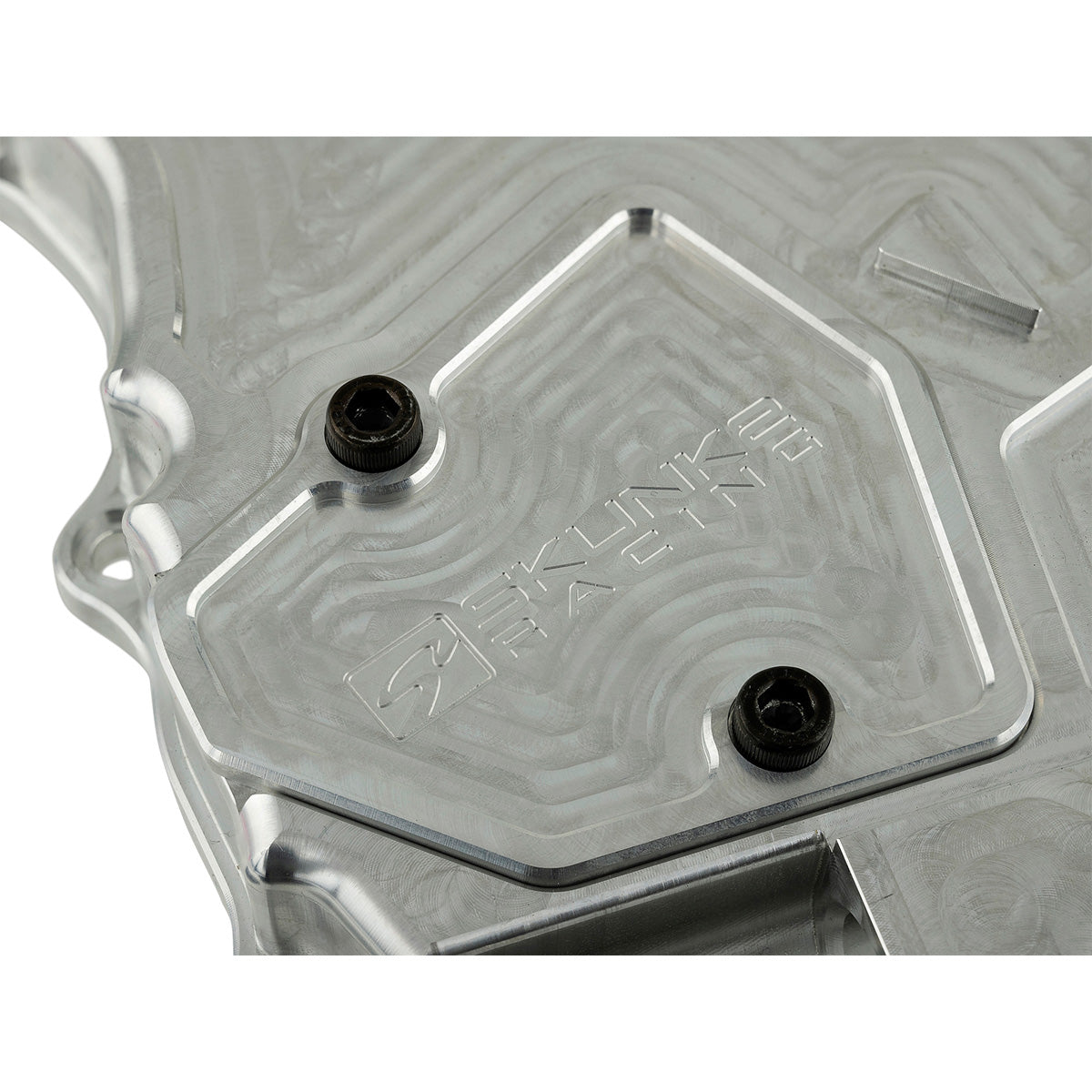 Capac distributie Skunk2 din aluminiu pentru motoare Honda K20A si K20Z1, aluminiu brut