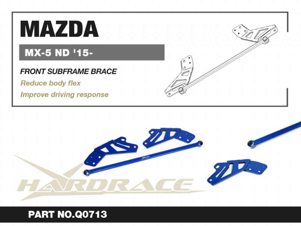 Bara rigidizare punte fata Hardrace pentru Mazda MX-5 - Q0713