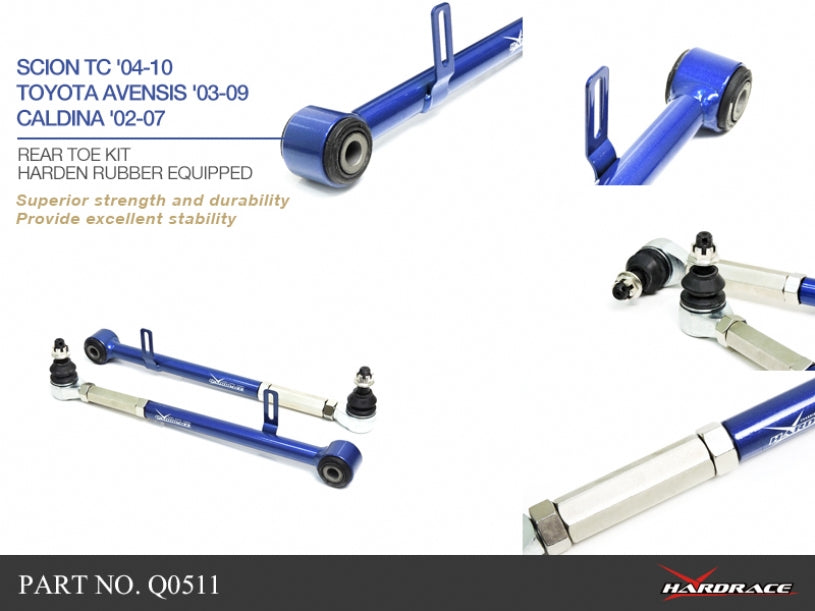 Kit corectie convergenta spate Hardrace pentru Toyota Avensis - Q0511