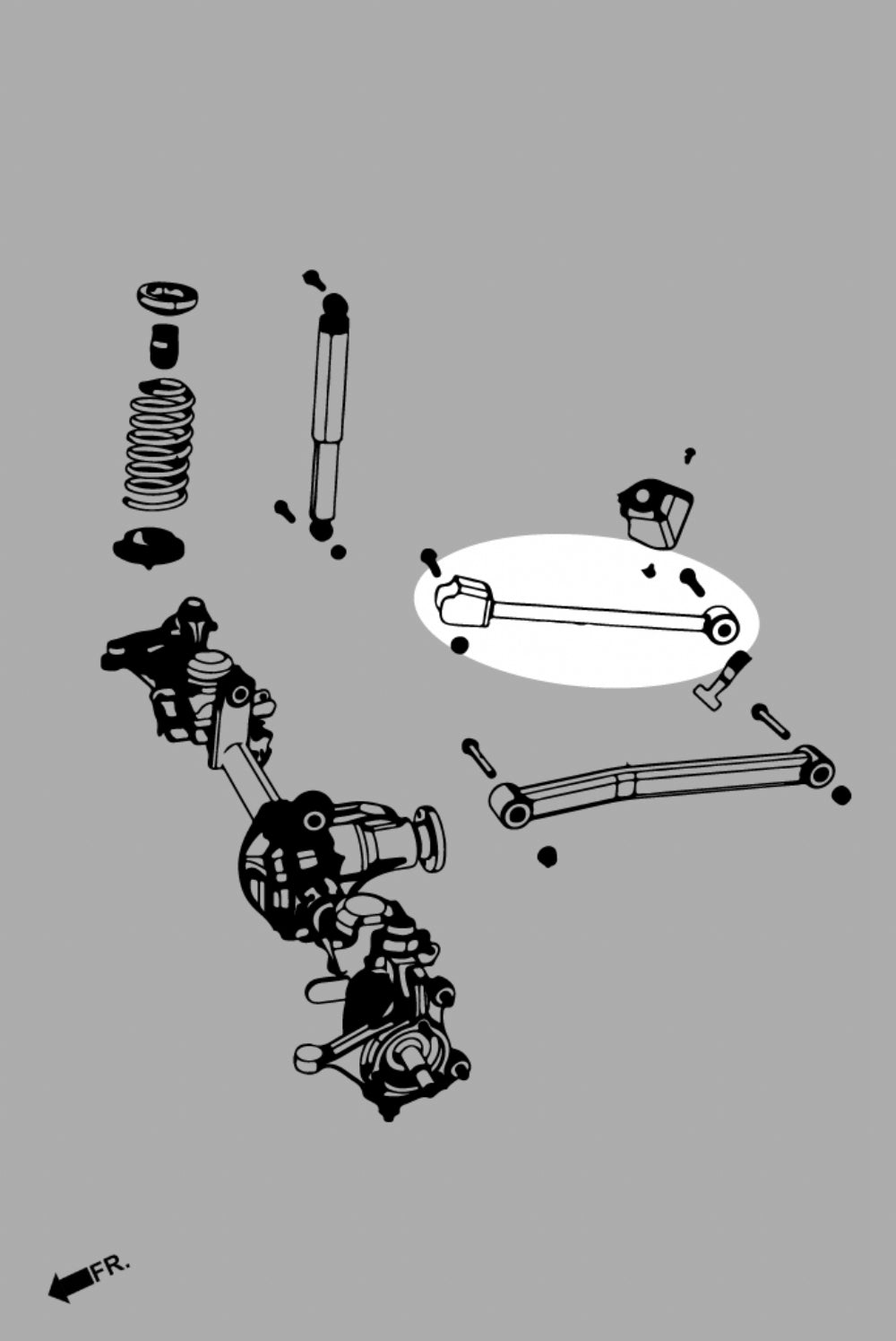Brat suspensie superior fata Hardrace pentru Jeep Wrangler - Q0641