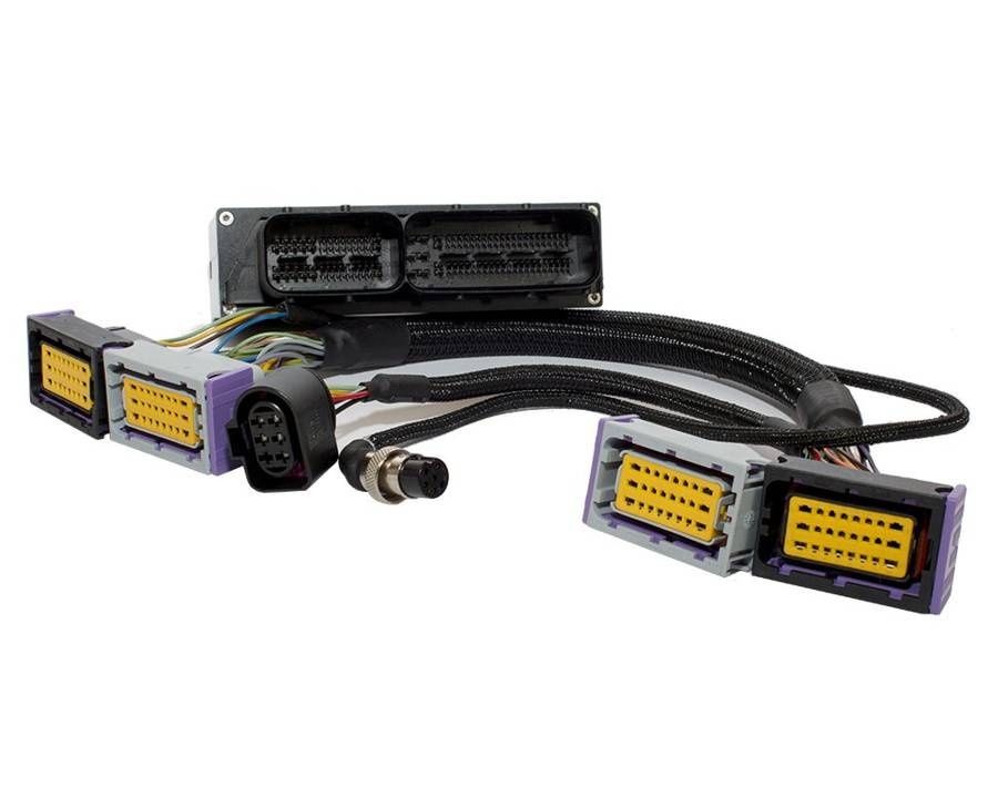 Adaptor Ecumaster EMU Black pentru Fiat 500 Abarth, cu Cablaj