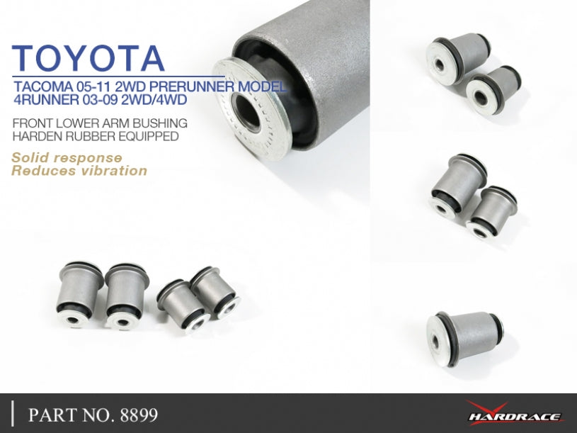 Set bucse brat suspensie inferior fata Hardrace pentru Toyota FJ Cruiser / Land Cruiser - 8899
