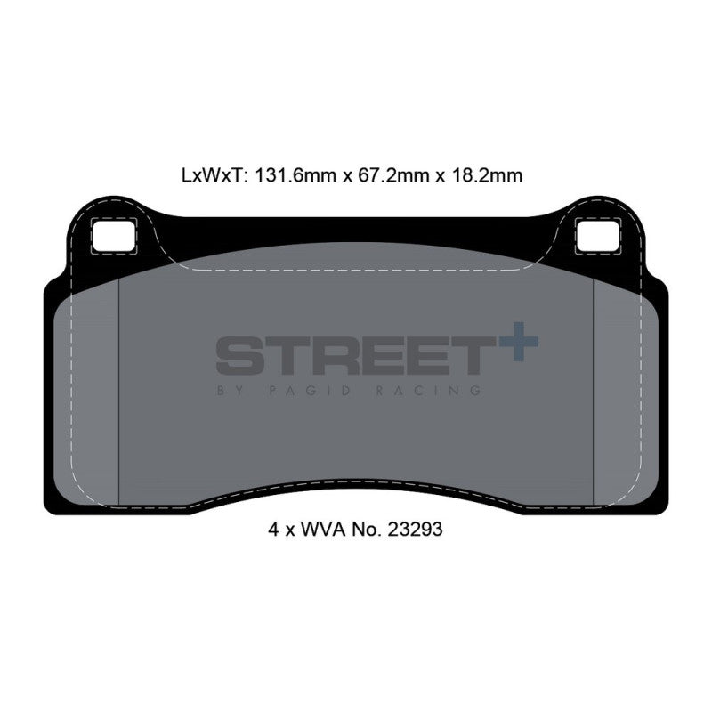 Placute Frana Fata Pagid Street+ T8021 - Jaguar