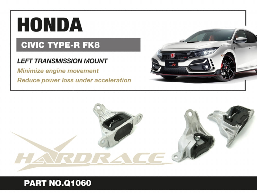 Tampon cutie stanga Hardrace pentru Honda Civic - Q1060