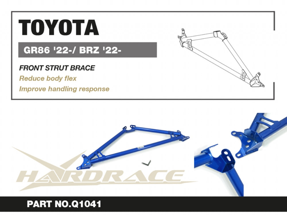 Bara rigidizare telescoape fata Hardrace pentru Subaru BRZ / Toyota GR 86 - Q1041