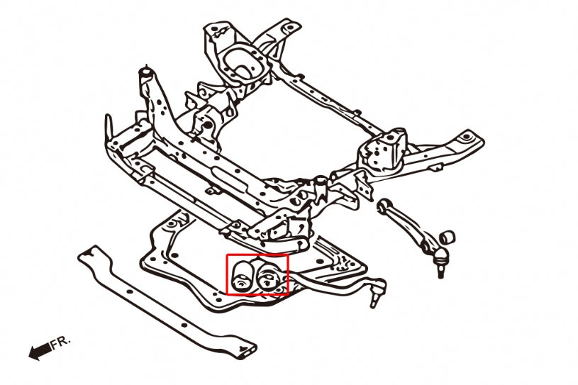 Set bucse brat suspensie inferior fata Hardrace pentru BMW X5 / X6 - 7583