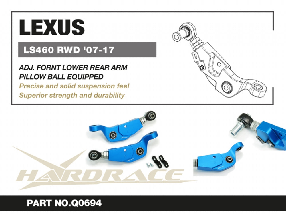 Brat suspensie inferior spate fata reglabil Hardrace pentru Lexus LS - Q0694