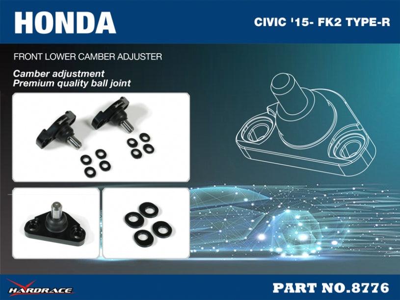 Kit corectie camber inferior fata Hardrace pentru Honda Civic - 8776