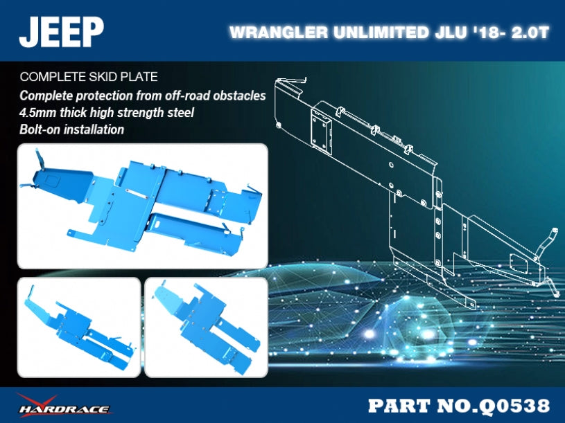 Scut brat suspensie Hardrace pentru Jeep Wrangler - Q0538