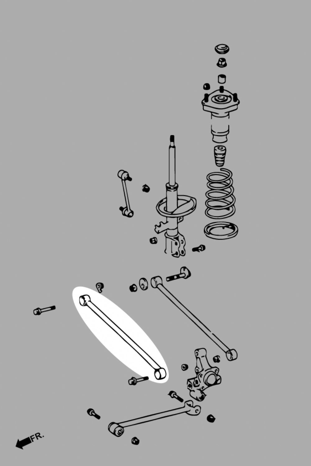 Brat suspensie brat transversal fata spate Hardrace pentru Lexus RX - Q0758