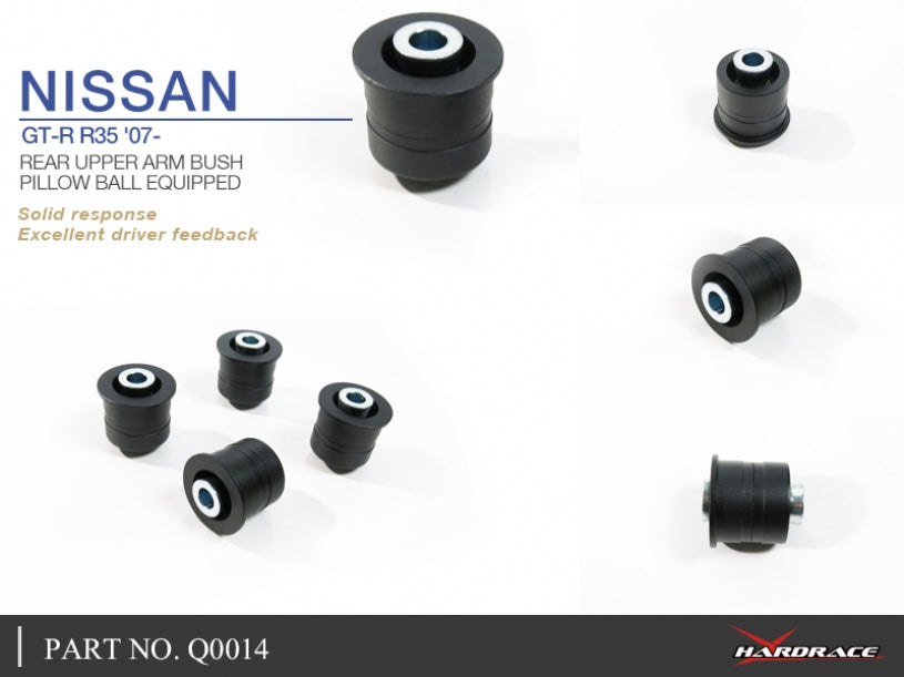 Set bucse brat suspensie superior spate Hardrace pentru Nissan GT-R - Q0014