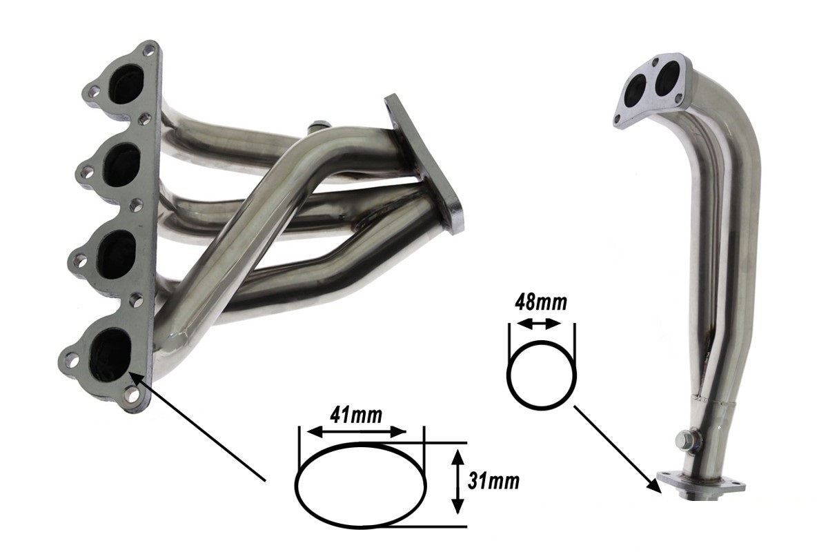 Galerie Evacuare Honda Civic Seria D 88-00 4-2-1