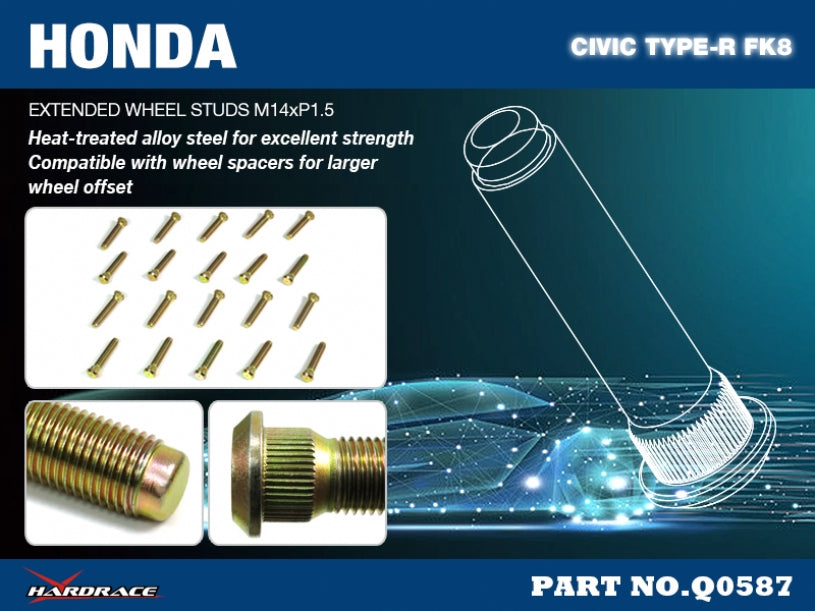 Prezon roata lung Hardrace pentru Honda Civic - Q0587