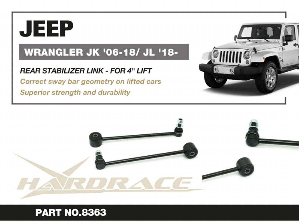 Bieleta antiruliu spate Hardrace pentru Jeep Wrangler - 8363