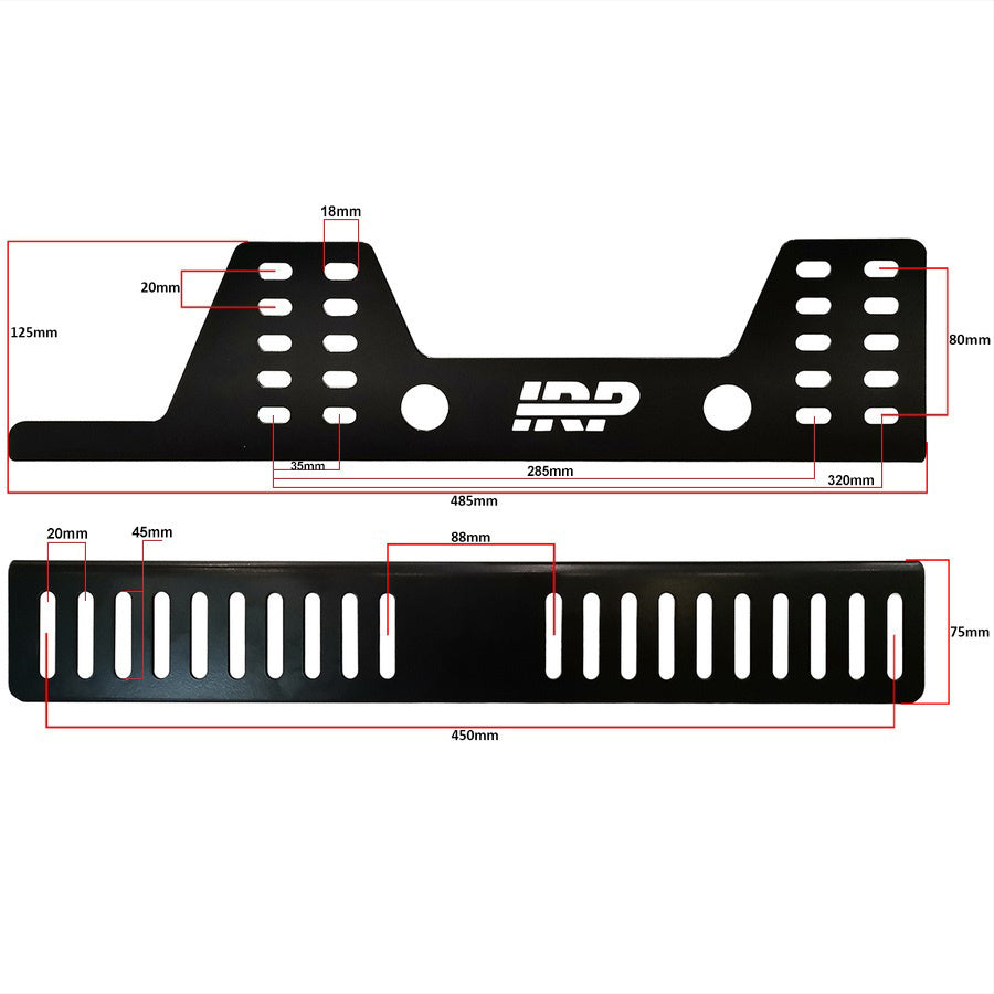 Suporti laterali scaun Let's Race PRO V2, otel 3 mm, 485 mm
