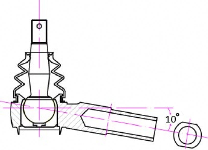 Capat de bara pentru roll center Hardrace pentru Nissan Silvia - 6787