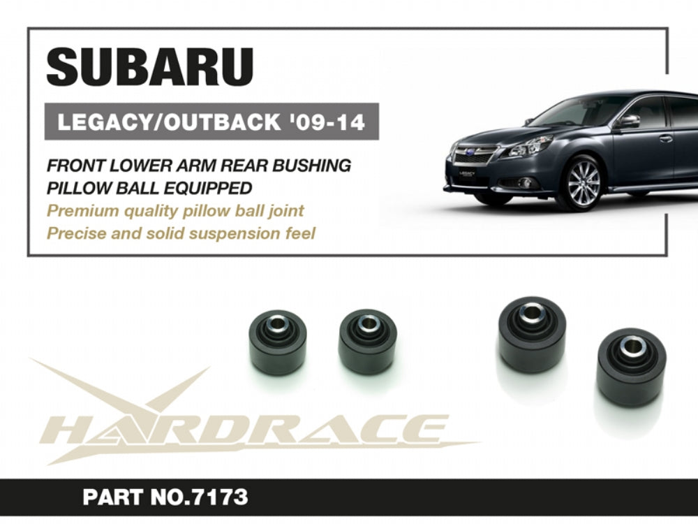 Set bucse brat suspensie inferior fata, capat spate Hardrace pentru Subaru Legacy - 7173