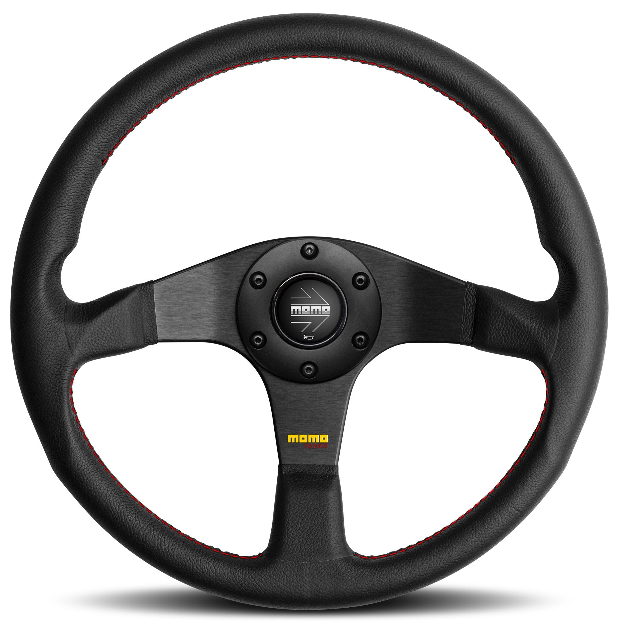 Volan Sport MOMO Tuner 350mm piele neagra