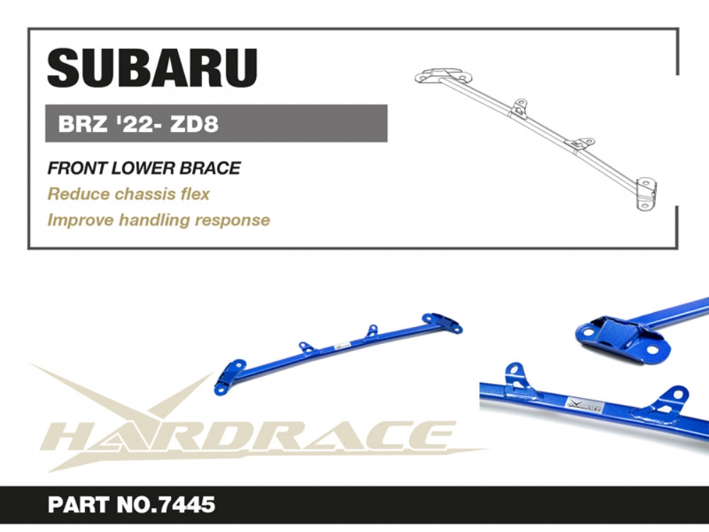 Bara rigidizare inferior fata Hardrace pentru Subaru BRZ / Toyota GR 86 / GT86 - 7445