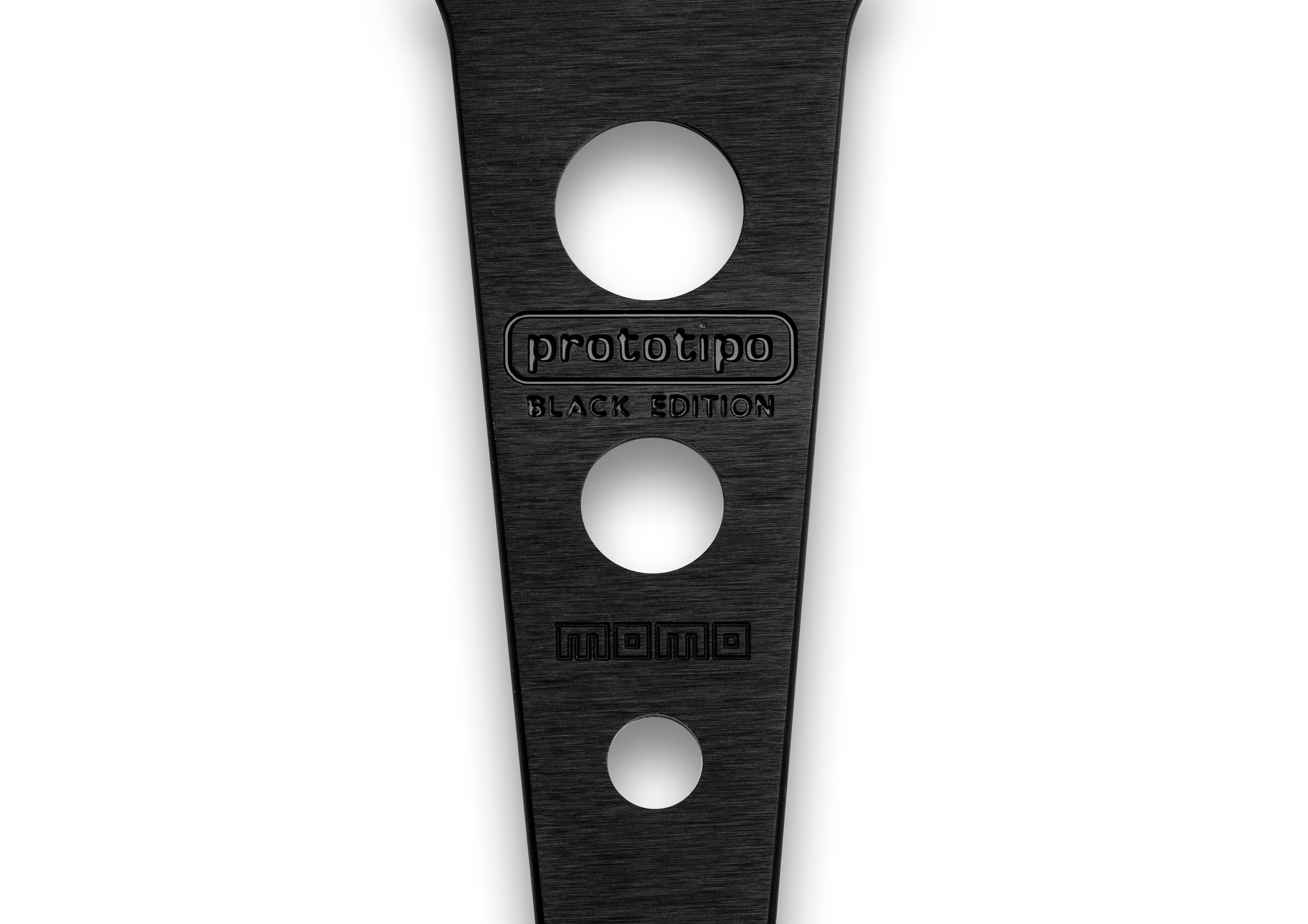 Volan Sport MOMO Prototipo Black Edition 350mm piele neagra