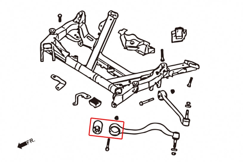 Set bucse brat suspensie fata Hardrace pentru BMW Seria 5 - 7432