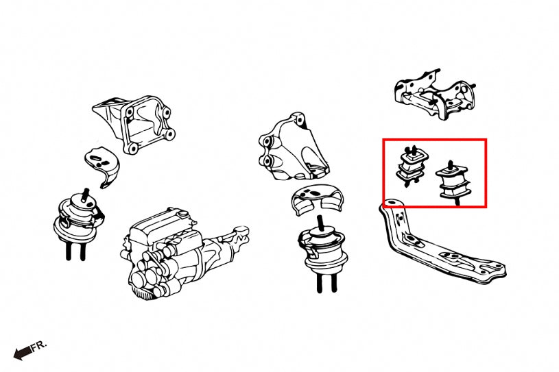 Tampon cutie Hardrace pentru Honda S2000 - 7329