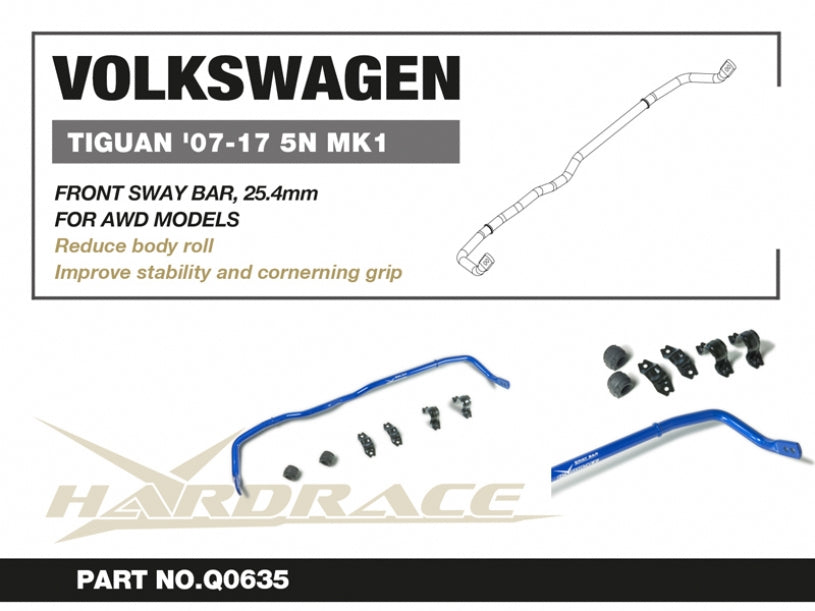 Bara stabilizatoare fata Hardrace pentru Audi Q3 / Volkswagen Tiguan - Q0635