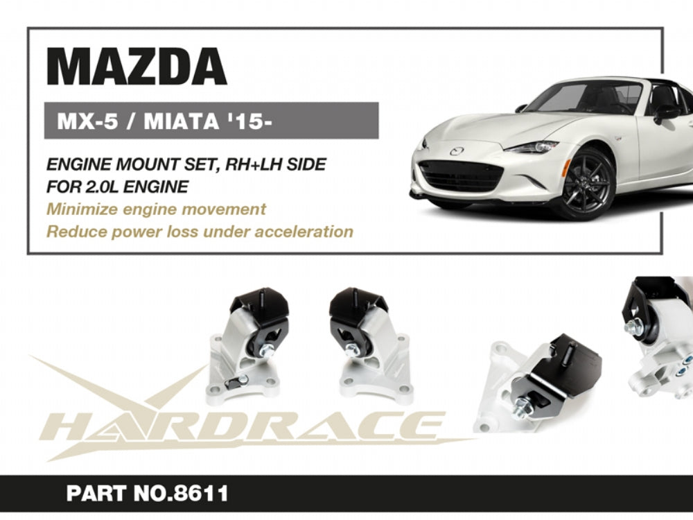 Tampoane motor, partea stanga si dreapta Hardrace pentru Mazda MX-5 - 8611