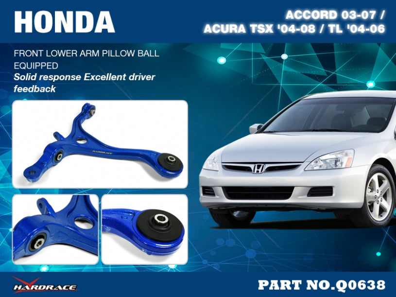 Brat suspensie inferior fata Hardrace pentru Honda Accord - Q0638
