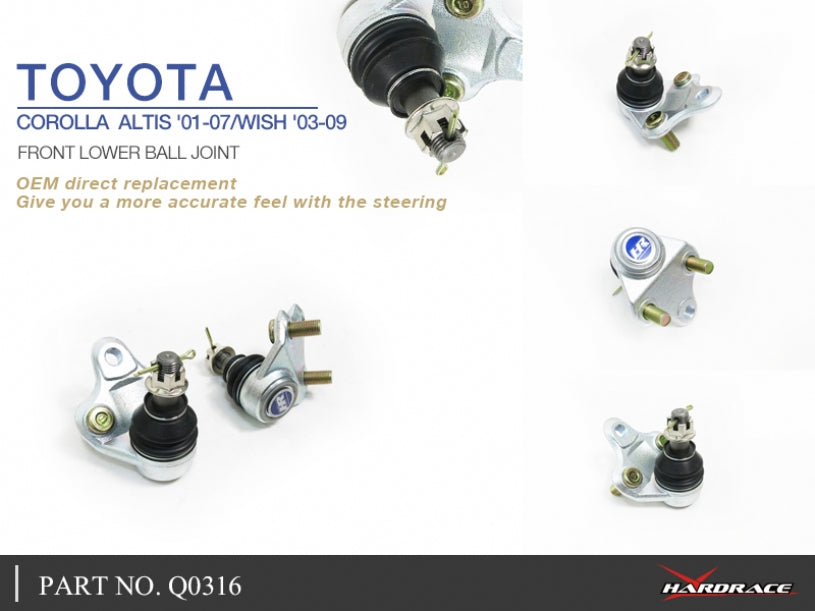 Pivot inferior fata Hardrace pentru Toyota Corolla - Q0316