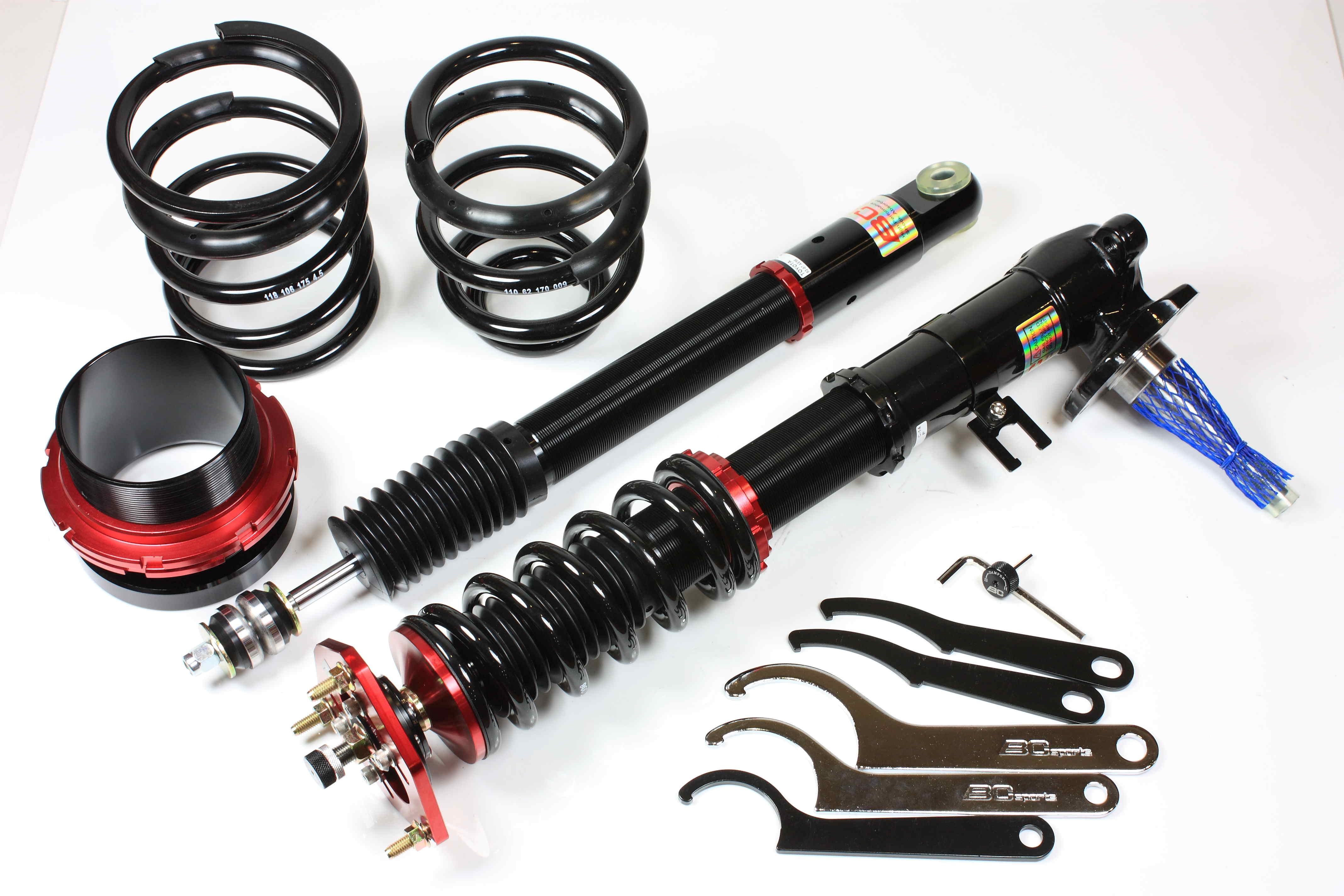 Suspensie Reglabila Coilover BC Racing V1 - Toyota Corolla AE86 (83-87) RWD, W/SPINDLE
