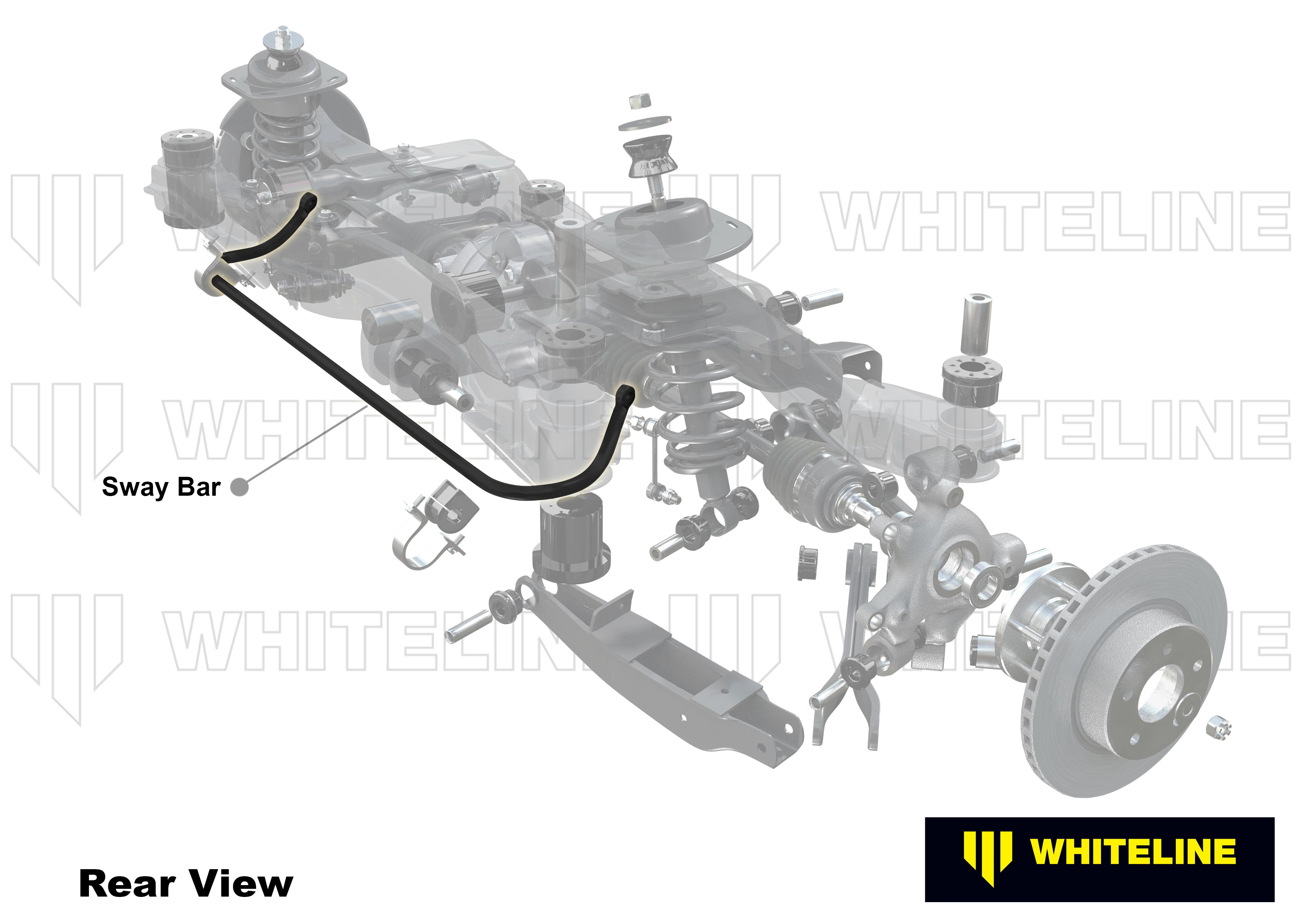 Bara stabilizatoare fixa 20mm Whiteline pentru BMW Seria 1 - BBR44