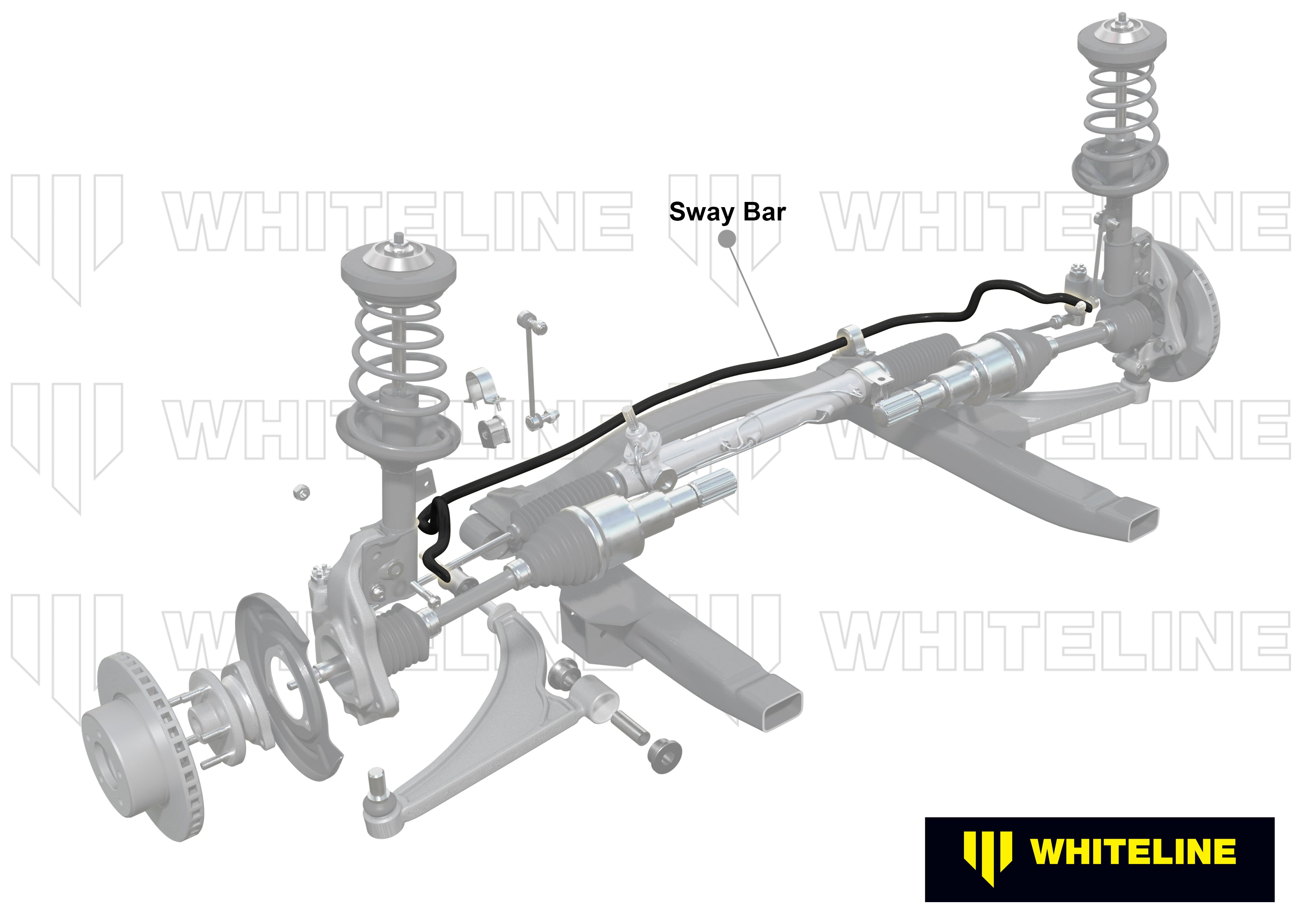 Bara stabilizatoare 22mm reglabila in 2 puncte Whiteline pentru Subaru Impreza - BSF12Z