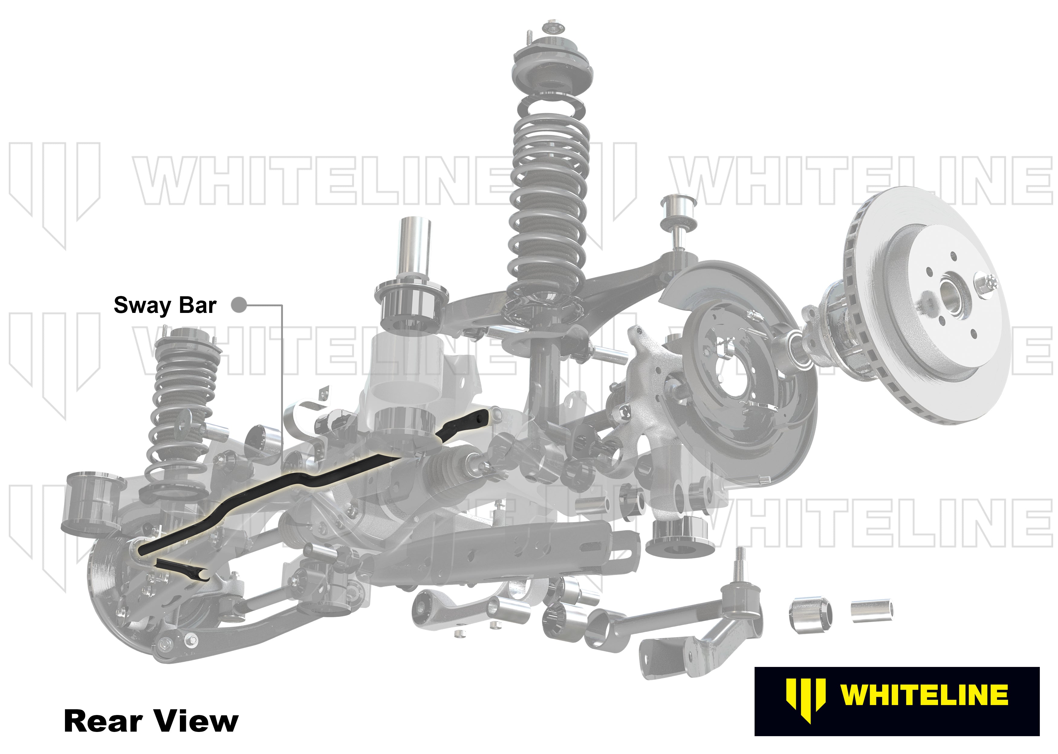 Bara stabilizatoare 20mm reglabila in 3 puncte Whiteline pentru Toyota Supra - BTR68Z