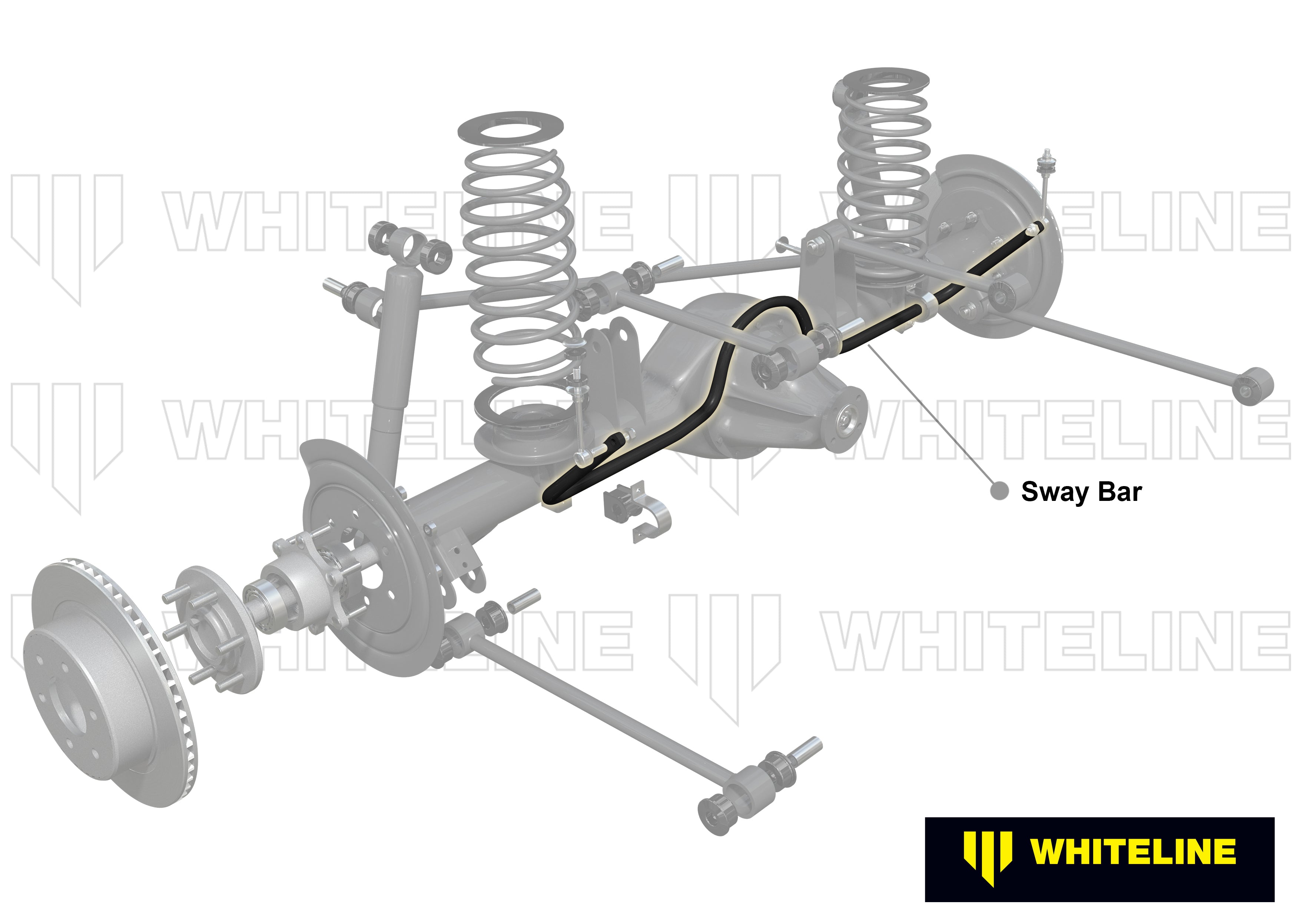 Bara stabilizatoare 24mm reglabila in 3 puncte Whiteline pentru Toyota 4 Runner - BTR94Z