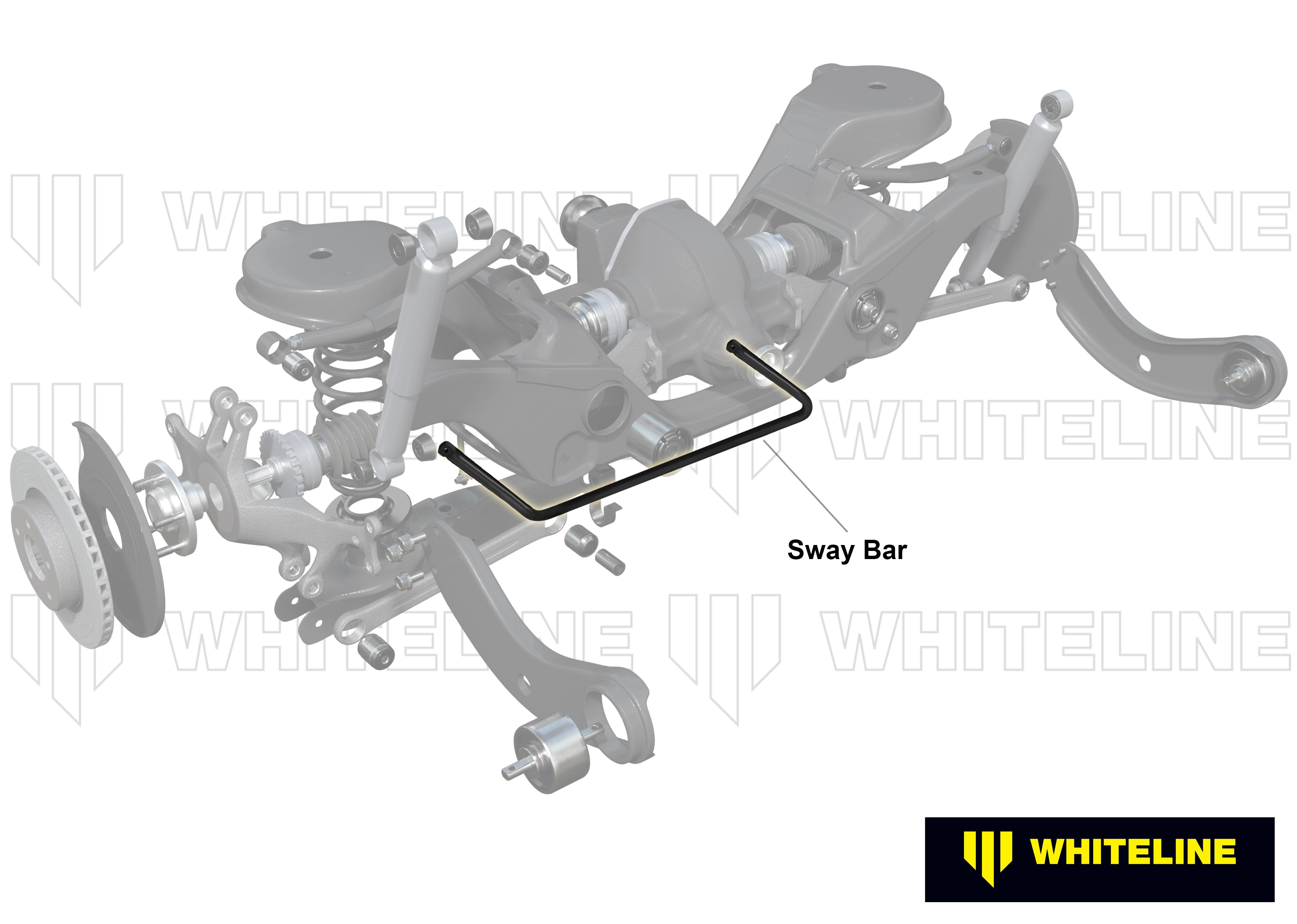 Bara stabilizatoare 24mm reglabila in 3 puncte Whiteline pentru Audi A3 / Seat Altea / Skoda Octavia / Vw Beetle - BWR20XZ