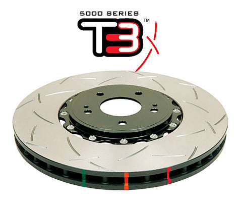 Disc Frana DBA 5000 Series T3 Slotted Black Hat Fata 300mm Honda Accord DBA52510BLKS
