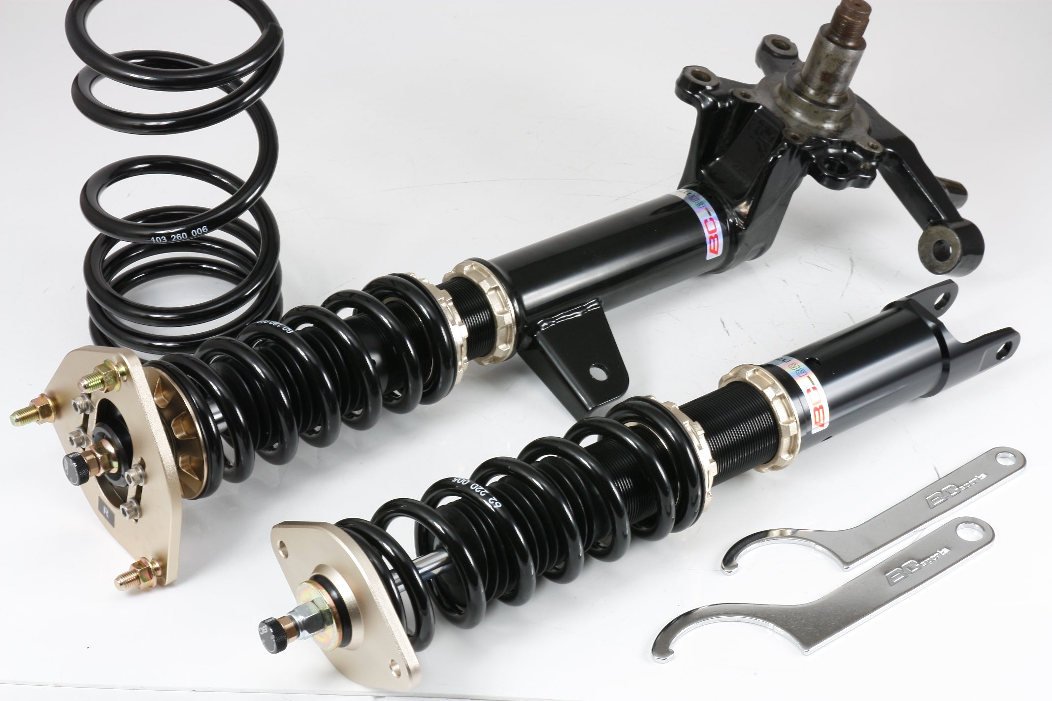 Suspensie Reglabila Coilover BC Racing BR - Nissan Gloria Y34 (99-04) RWD, WITH SPINDLE