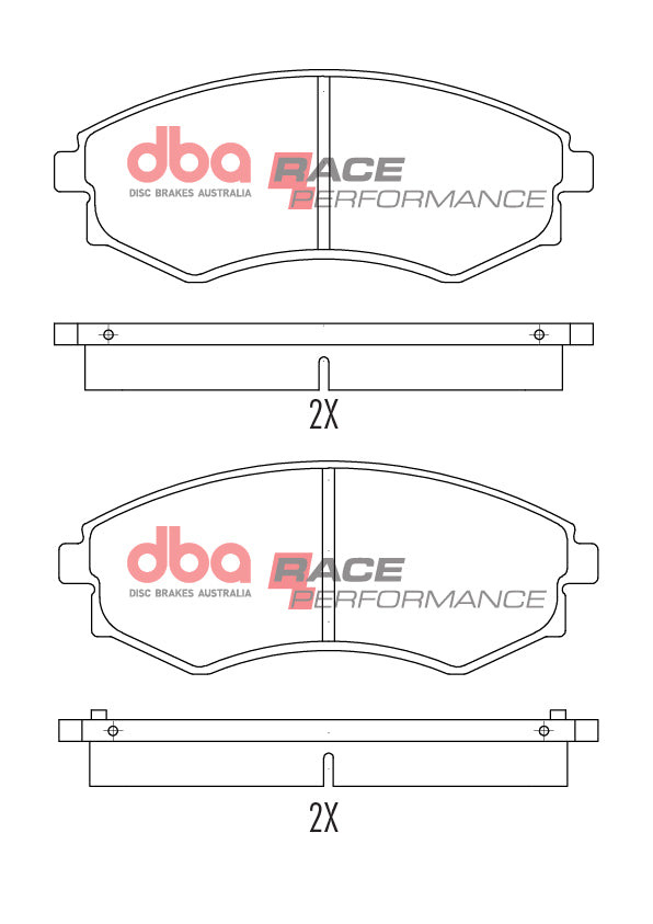 Placute Frana DBA Race Performance Fata Hyundai Elantra DB1167RP
