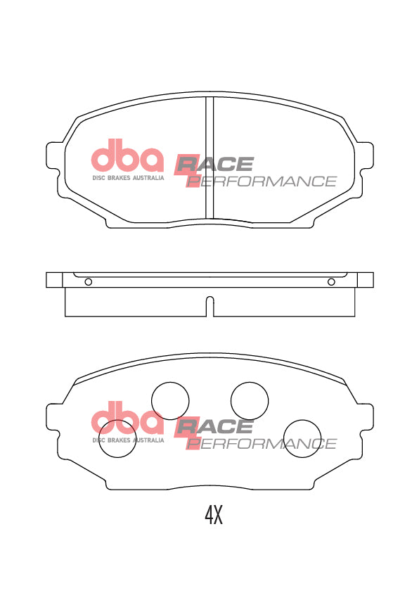 Placute Frana DBA Race Performance Fata Mazda MX-5 DB1178RP