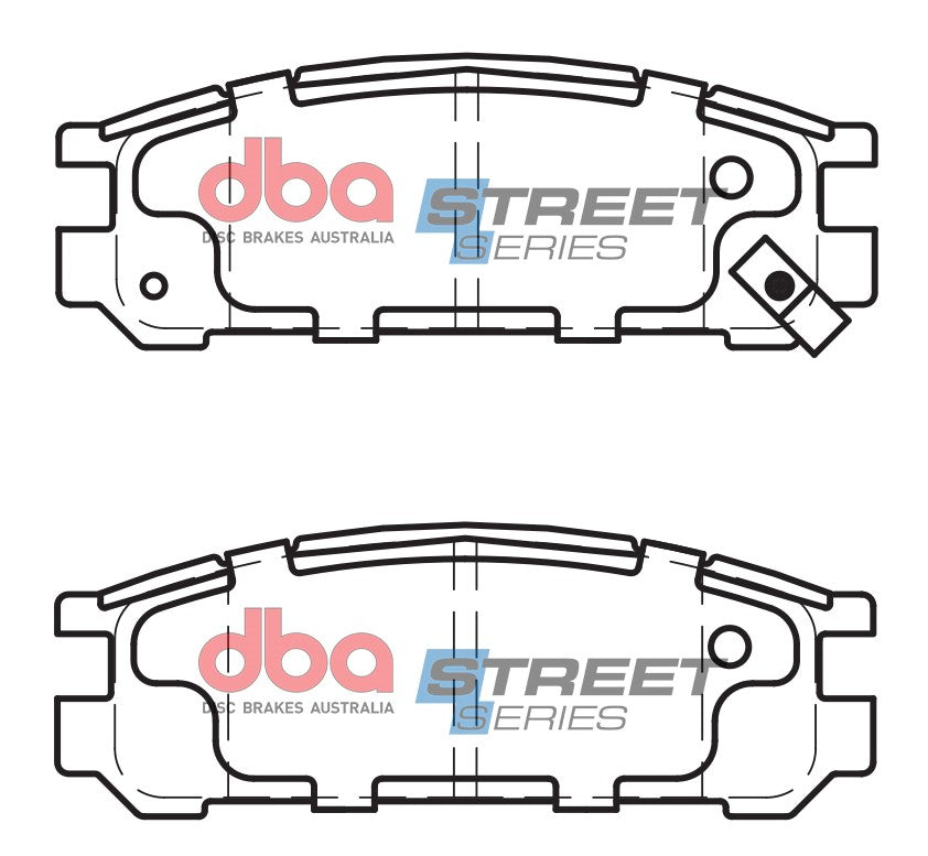 Placute Frana DBA Street Series Ceramic Spate Subaru Impreza / Subaru Legacy DB1186SS